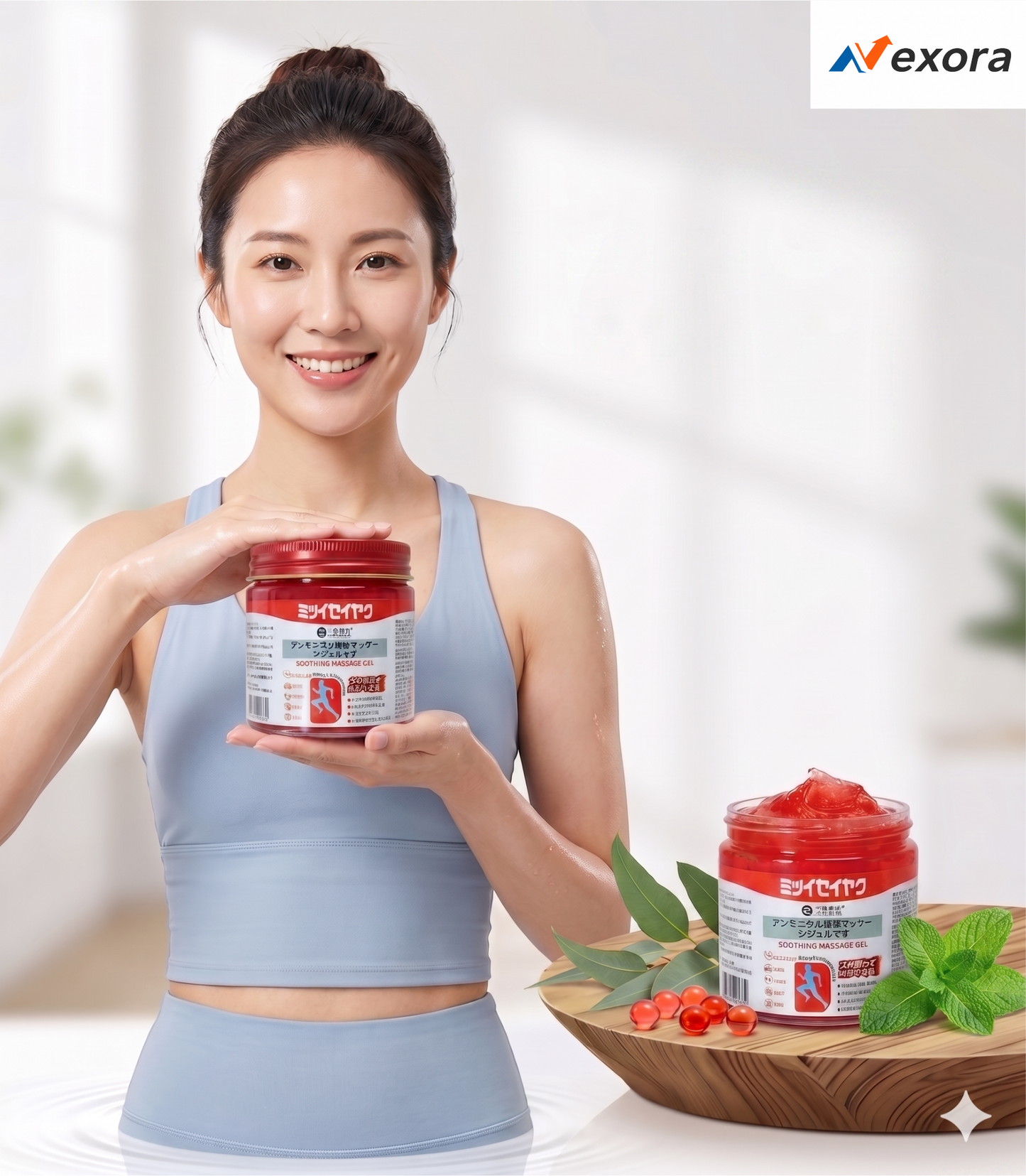 Nexora ZenFlex™ Cooling & Warming Massage Gel  Relax. Refresh. Everyday Comfort.